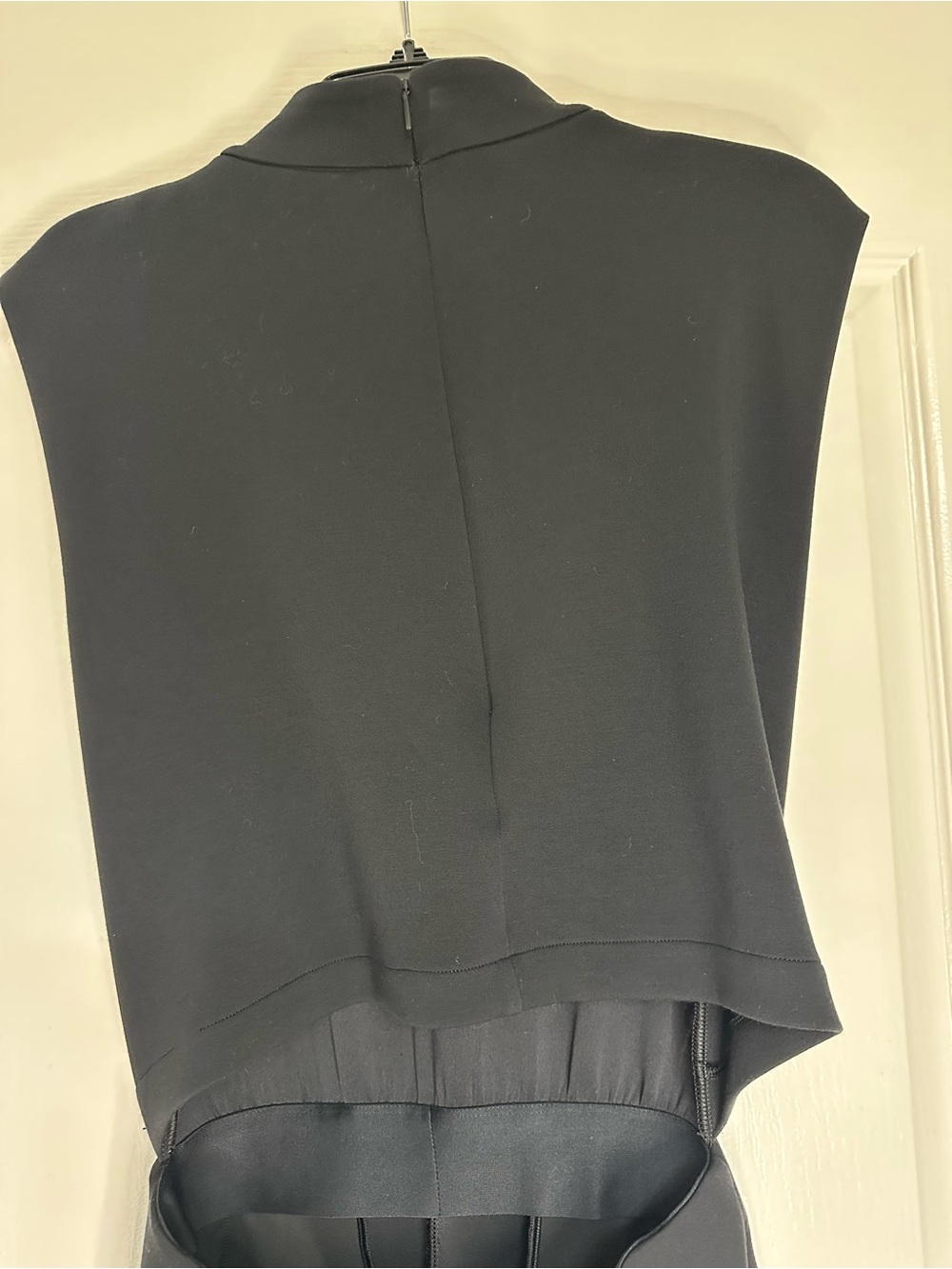 SPANX AirEssentials Mock Neck Jumpsuit XS Petite Wide Leg Black - Picture 8 of 9